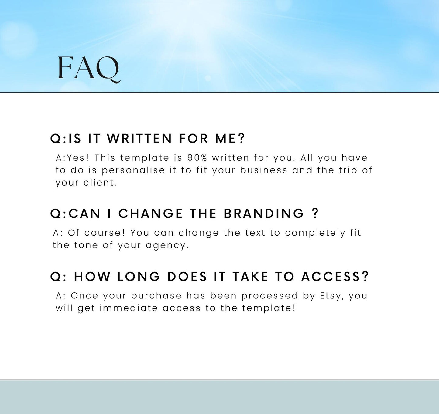 Resort Travel Proposal Template for Travel Agents - 2 Pages