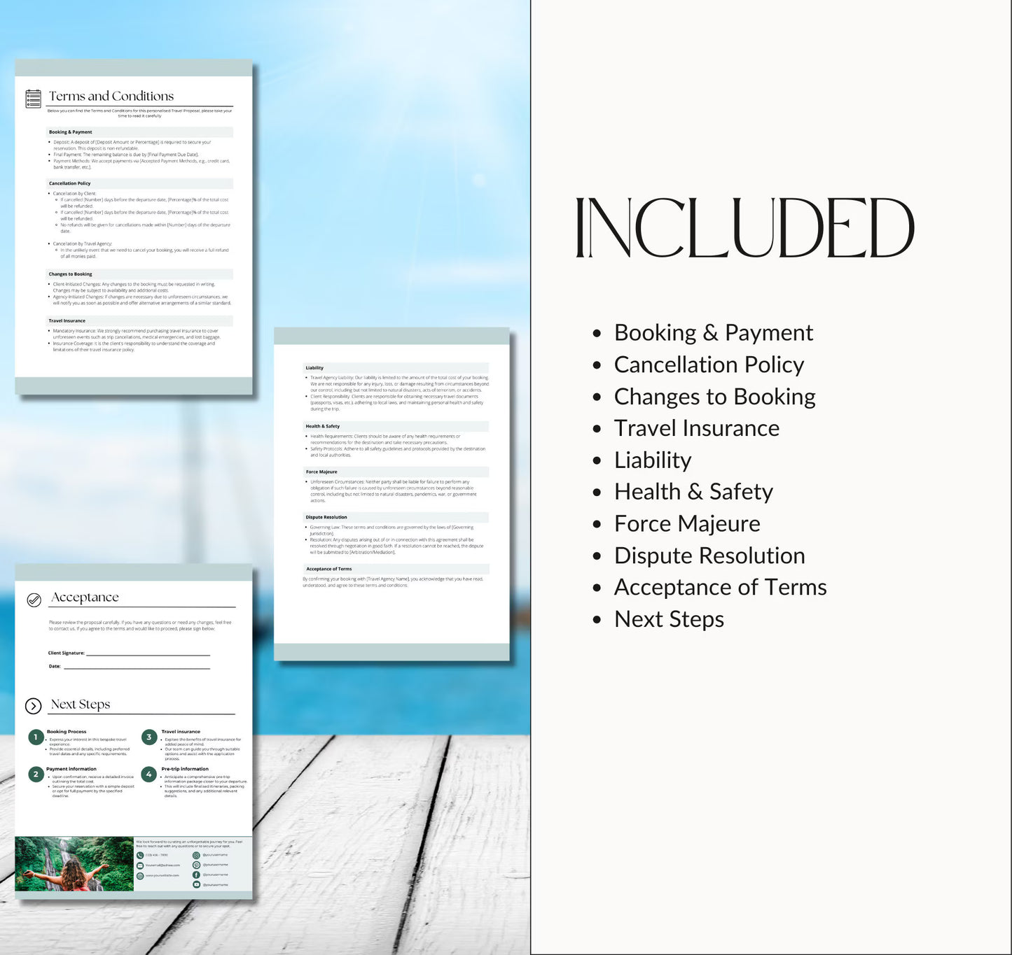 Terms & Conditions Template for Travel Agents