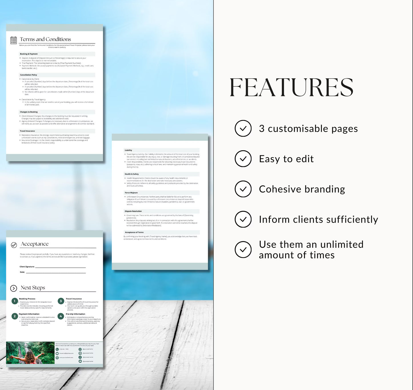 Terms & Conditions Template for Travel Agents