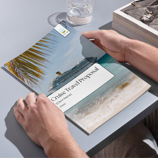Cruise Travel Proposal Travel Agents 16 pages | Editable in Canva