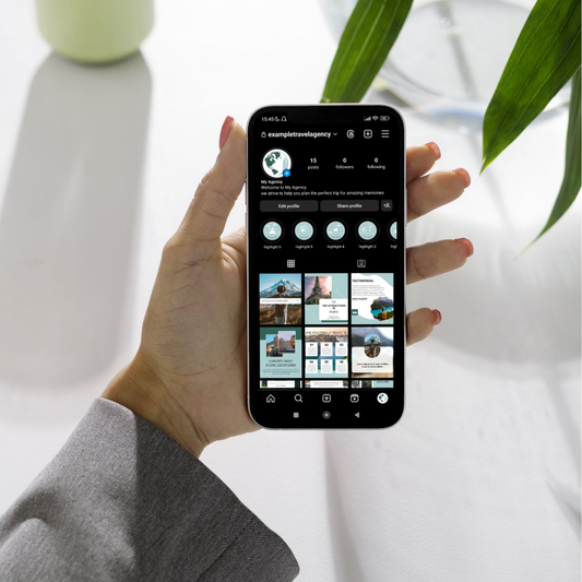 Instagram Post Templates for Travel Agents - Editable Canva Bundle