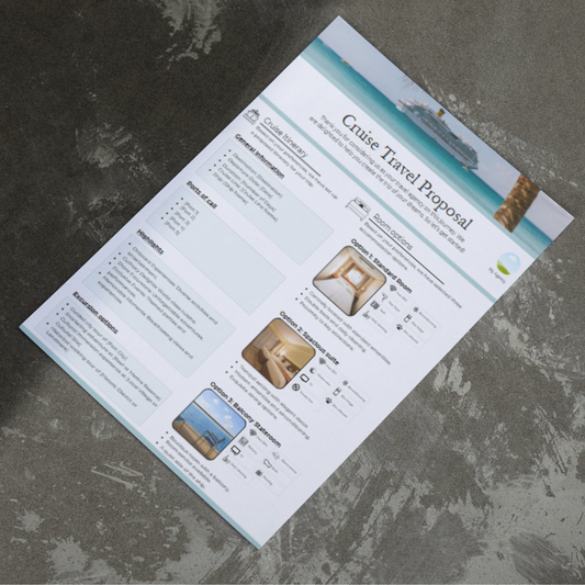 Cruise Proposal Template for Travel Agents | Editable in Canva