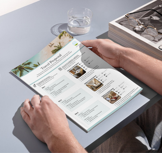 Travel Agent Proposal Template. 